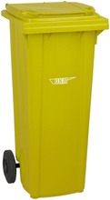 Jäteastia  Helesi  140 L Keltainen (6418378710164)