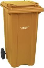 Jäteastia  Helesi  240 L Oranssi (6418378710294)