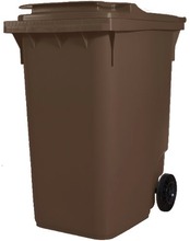 Jäteastia  Helesi  360 L Ruskea (6418378710423)