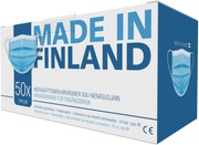 Kirurginen Suu-Nenäsuojain Tfm14  Type Iir, 50 Kpl (6418618030106)