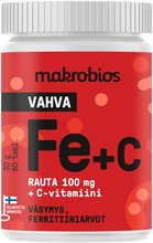 Makrobios Vahva Rauta 100Mg  C Vitamiini 60 Tablettia 30G