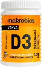 Makrobios Vahva D3-Vitamiini Appelsiini 100Mcg 150 Tablettia 53G (6418646146077)