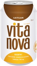 Laitilan Vita Nova Kahvi 0,33L Piristävä Vitaminoitu Kahvinmakuinen Energiajuoma (6418654005625)