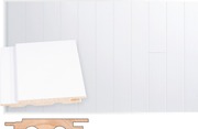 Maler Sts-3 Ympäripontattu Sormijatkettu Oksaton Mänty 13X95x2100 Maalattu Lumi 864015-2100 Maler (6418689082295)