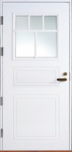 Halltex Ovet Aleksi Valkoinen Lasilla 10X21 Vasen (6418986585116)