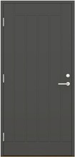 Ulko-Ovi Umpinainen Uop 10X21 Rr23 Harmaa Pystyuralla Vasen, Karmi 115 Mm, Kynnys Koivu Öljytty (6419261701610)