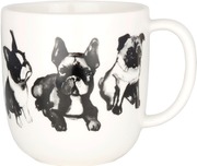 Kultakeramiikka 0,3L Koiran Ystävä -Muki Mopsi-Bulldog (6419759076879)
