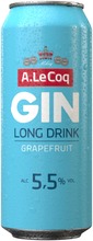 A. Le Coq Gin&Grapefruit Long Drink 5,5% 0,5 L Tlk