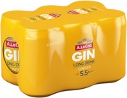6 X A. Le Coq Gin Long Drink Ginger 5,5% 0,33 L Tlk (6419800082026)