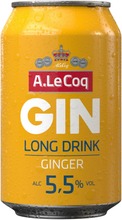 A. Le Coq Gin Long Drink Ginger 5,5% 0,33 L Tlk (6419800082033)