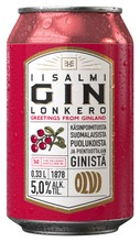 Olvi Iisalmi Puolukka Gin Lonkero 5,0 % 0,33 L Tlk (6419800082538)
