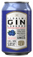 Olvi Iisalmi Mustikka Gin Lonkero 5,0 % 0,33 L Tlk (6419800082545)