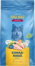 Hau-Hau Champion Kanaa Ja Riisiä Täysravinto Aikuisille Koirille 6 Kg (6420140900017)