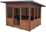 Tammisto Pleksipaviljonki Ter210r 3X3m Pulpettikatto (6420160878525)