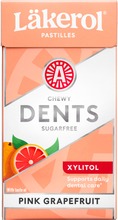 Läkerol Dents Pink Grapefruit Ksylitolipastilli 36G (6420256015322)