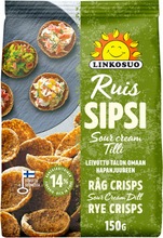 Linkosuo Ruissipsi Sourcream & Tilli 150 G (6420400000327)