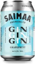 Saimaa Long Drink Grapefruit 2,7%  0,33L Tölkki (6420613934419)