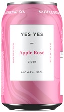 Yes Yes Rosé Apple Cider 4,7% Siideri 0,33L Tölkki (6420613935645)
