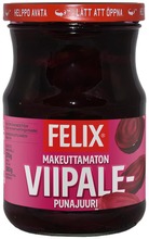 Felix Makeuttamattomia Viipalepunajuuria 570/380G (6424908114401)