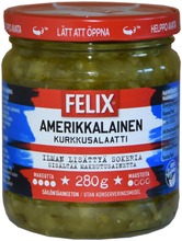 Felix Amerikkalainen Ilman Lisättyä Sokeria Kurkkusalaatti 280G (6424908114678)