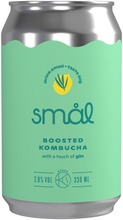 Smål Boosted Kombucha, 2,8%, 0,33L (6429810145048)