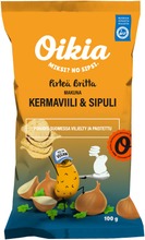 Oikia Pirteä Britta Kermaviili-Sipuli Perunalastut 100G (6430013258152)