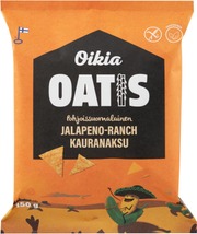 Oikia Oatis Jalapeno-ranch kauranaksu 150g (6430013258619)