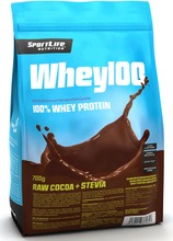 Sportlife Nutrition Whey100 700G Raakakaakao Heraproteiinijauhe (6430018361857)