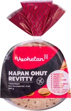 Vuohelan Gluteeniton Hapan Ohut Revitty 260G (6430024241044)
