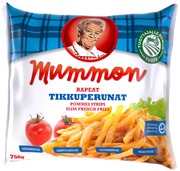 Mummon 750G Aidot Ohuet Tikkuperunat Pakaste (6430028234042)
