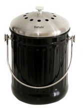 Bioproffa Biokeruuastia 5 L, Metallinen, Musta, Sisältää Aktiivihiilisuodattimet, Hajuton (6430034335528)