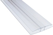 Keraplast H-Profiili 10X2500 Mm, Kirkas (6430036647667)
