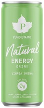 Puhdistamo Natural Energy Drink - Vihreä Omena 330Ml (6430039222748)