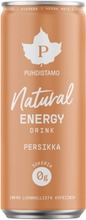Puhdistamo Natural Energy Drink - Persikka 330 Ml