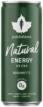 Puhdistamo Natural Energy Drink - Bergamotti 330Ml (6430039222786)