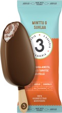 3 Kaverin Jäätelö Jäätelöpuikko Minttusuklaa 80G (6430048444254)
