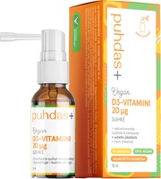 Puhdas+ Kasviperäinen D3-Vitamiinisuihke 20 Ml (6430050003333)