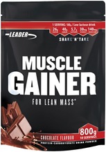 Leader Muscle Gainer Proteiini-Hiilihydraattijuomajauhe Kaakao 800 G (6430051519833)