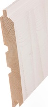 Aure Ku 28 X 195 Ok 18 % Valkoinen Piiluhirsi Paneeli (6430052694904)