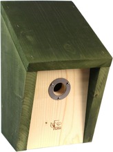 Ecofurn Pönttö 28, Linnunpönttö 28Mm Aukolla, Metsänvihreä (6430054493901)