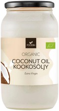 Foodin 1L Kylmäpuristettu Neitsytkookosöljy Luomu (6430055212273)