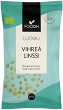 Foodin Vihreä Linssi Luomu 500G (6430055219043)