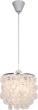 Heat Bauble Valkoinen Riippuvalaisin Ø 25 Cm Kattokoukkukiinnitys Ja Pistotulppa (6430062135725)