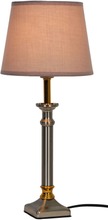 Heat Classic Pöytävalaisin 47 Cm Metallirunko Harmaa Kangasvarjostin Ø 20 Cm (6430062136463)