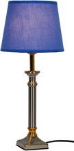 Heat Classic Pöytävalaisin 47 Cm Metallirunko Sininen Kangasvarjostin Ø 20 Cm (6430062136487)