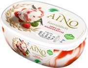 Aino Vegaaninen Kaurajäätelö Kotipakkaus Vanilja-Mansikkahyve 508G/850Ml (6430064404485)