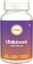 Vida Ravintolisävalmiste Ubikinoni Q10 150 Mg 90 Kapselia/ 64 G (6430067845544)