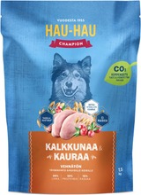 Hau-Hau Champion Kalkkunaa Ja Kauraa Täysravinto Aikuisille Koirille 1,5 Kg