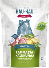 Hau-Hau Champion Viljaton Lammasta Ja Kalkkunaa Täysravinto 1,5 Kg