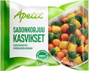 Apetit Sadonkorjuukasvikset Kasvissekoitus Pakaste 300G (6430104921378)